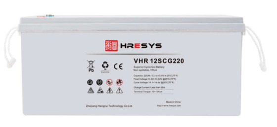 220AH σύστημα ενεργειακής αποθήκευσης μπαταριών για τις κυκλικές εφαρμογές L525mm Χ W267mm Χ H228m